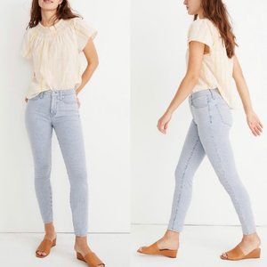 Madewell 10” High-Rise Skinny Crop Jean Piper Stripe 31